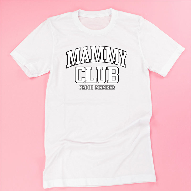 Varsity Style - MAMMY Club - Proud Member - Unisex Tee