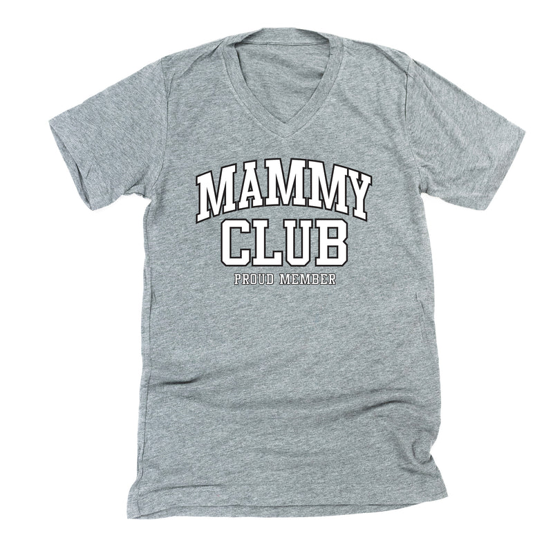 Varsity Style - MAMMY Club - Proud Member - Unisex Tee