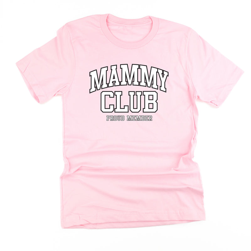 Varsity Style - MAMMY Club - Proud Member - Unisex Tee