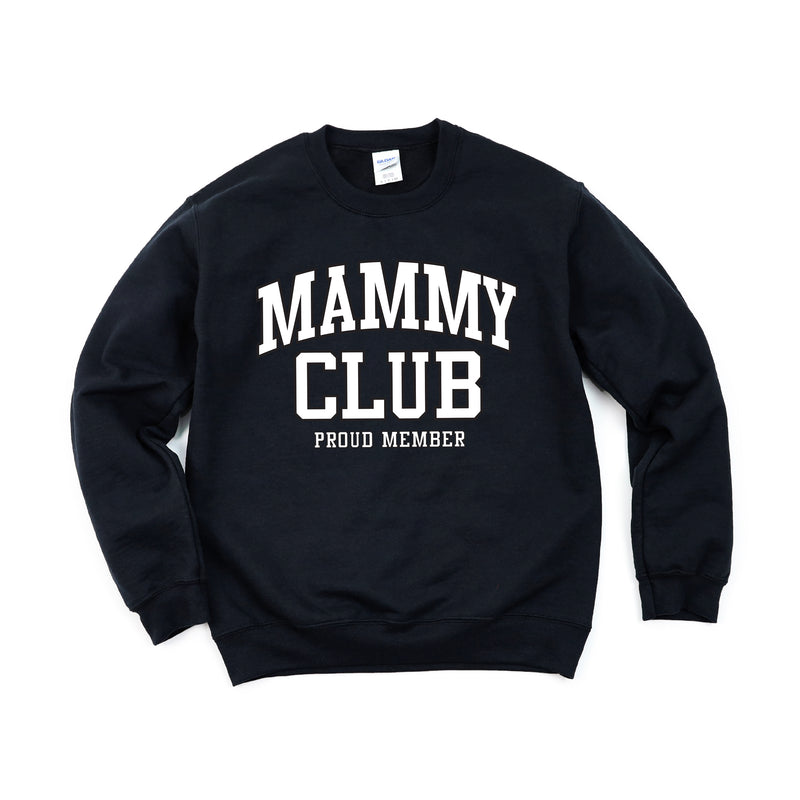 Varsity Style - MAMMY Club - Proud Member - BASIC FLEECE CREWNECK