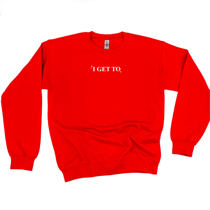 I GET TO - LMSS® EXCLUSIVE - 2025 MANTRA - BASIC FLEECE CREWNECK