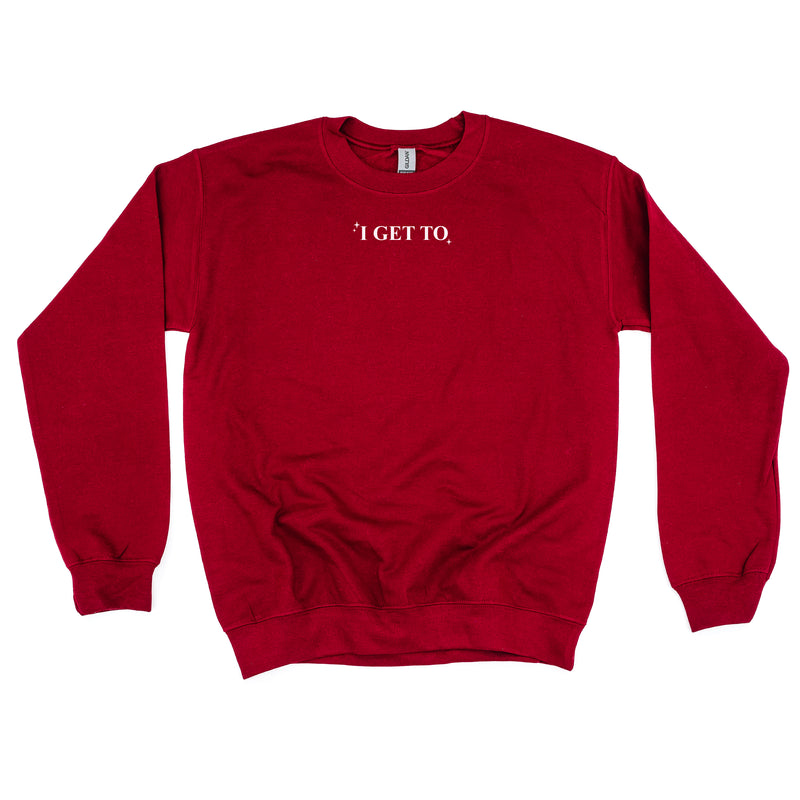 I GET TO - LMSS® EXCLUSIVE - 2025 MANTRA - BASIC FLEECE CREWNECK