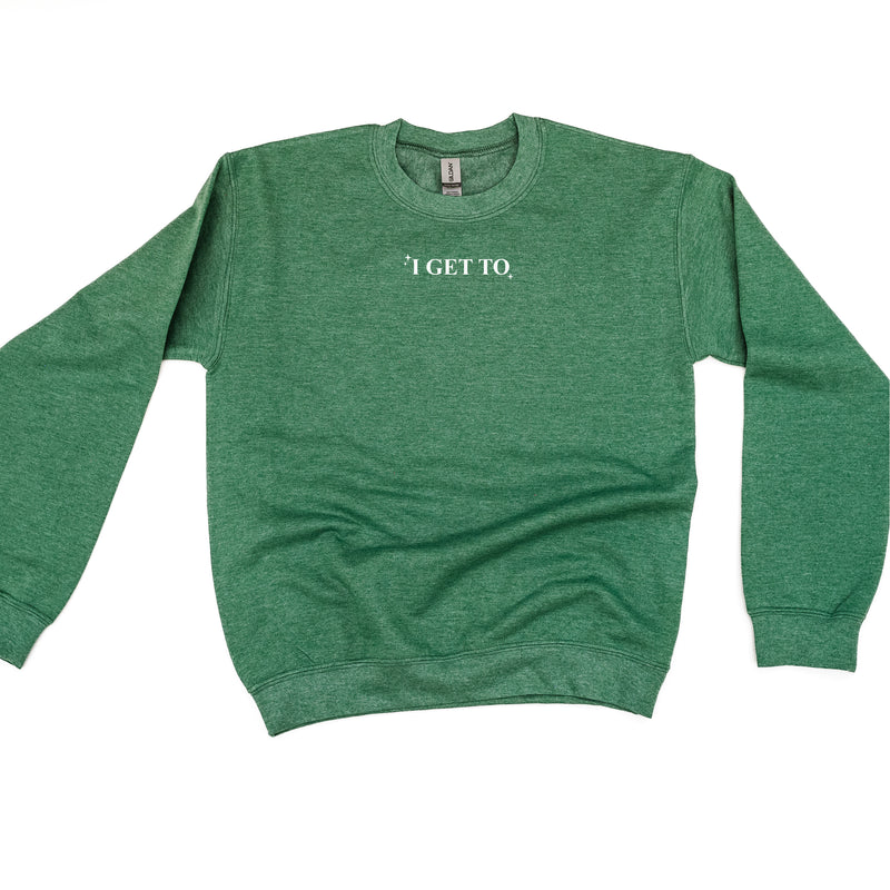 I GET TO - LMSS® EXCLUSIVE - 2025 MANTRA - BASIC FLEECE CREWNECK