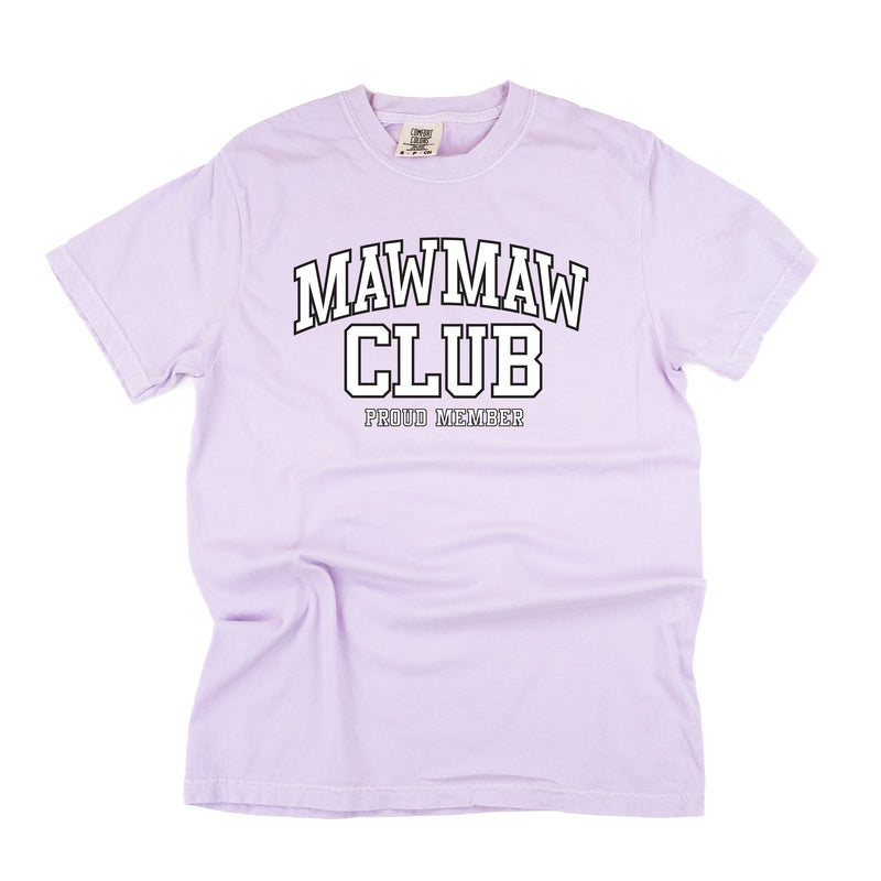 Varsity Style - MAWMAW Club - Proud Member - SHORT SLEEVE COMFORT COLORS TEE
