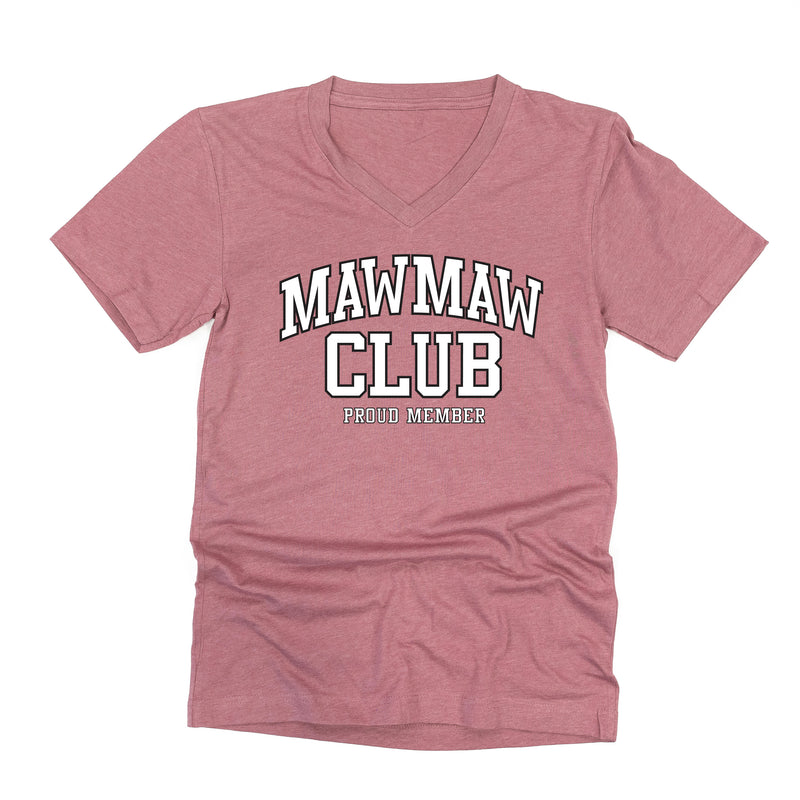 Varsity Style - MAWMAW Club - Proud Member - Unisex Tee
