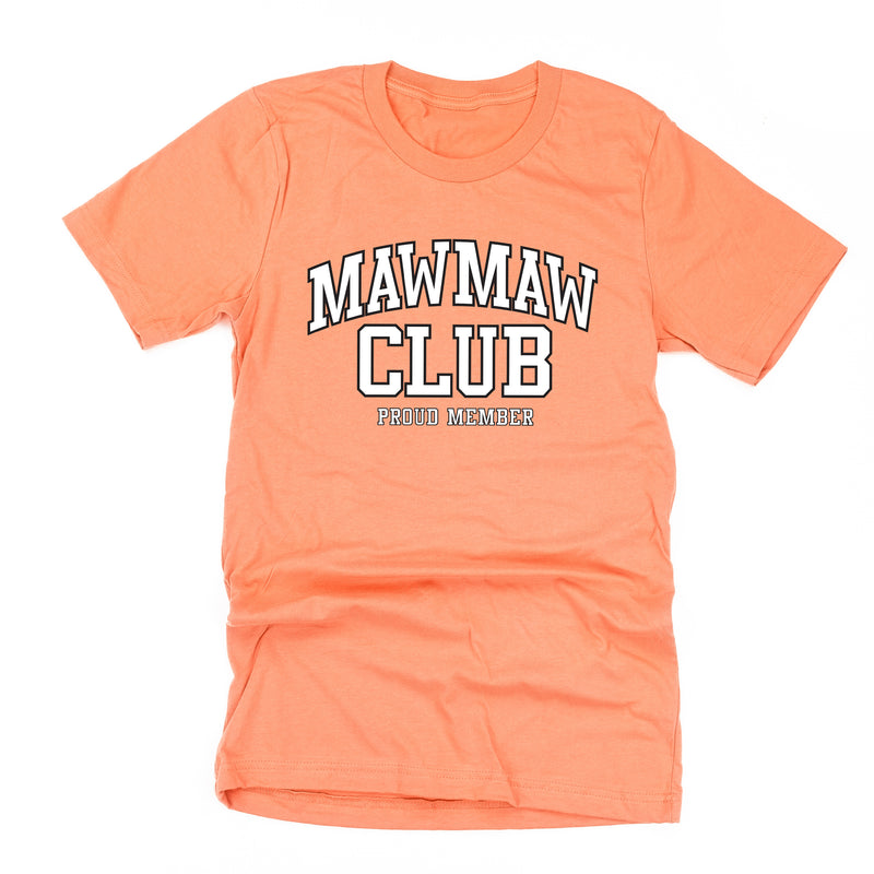 Varsity Style - MAWMAW Club - Proud Member - Unisex Tee