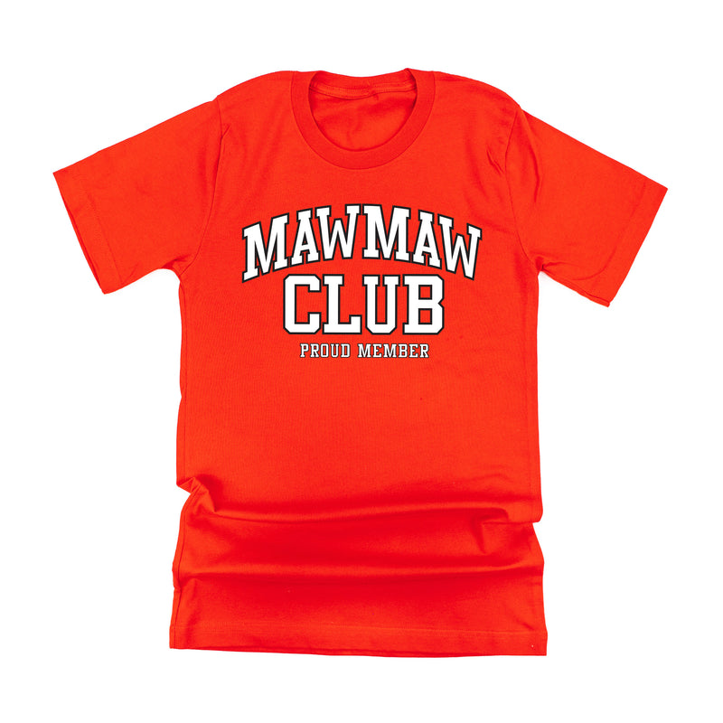 Varsity Style - MAWMAW Club - Proud Member - Unisex Tee