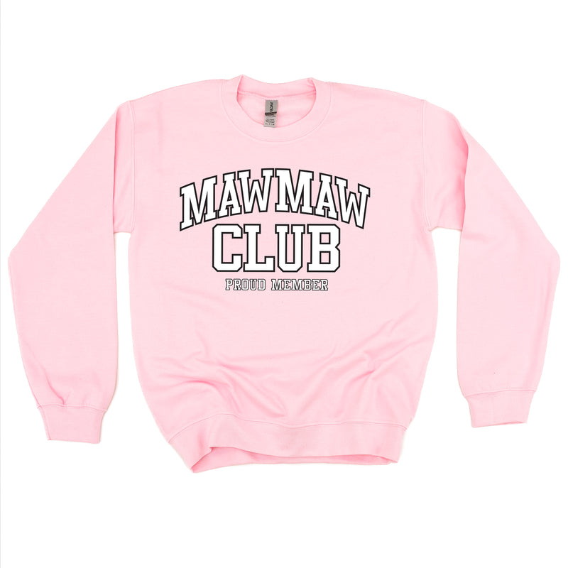 Varsity Style - MAWMAW Club - Proud Member - BASIC FLEECE CREWNECK