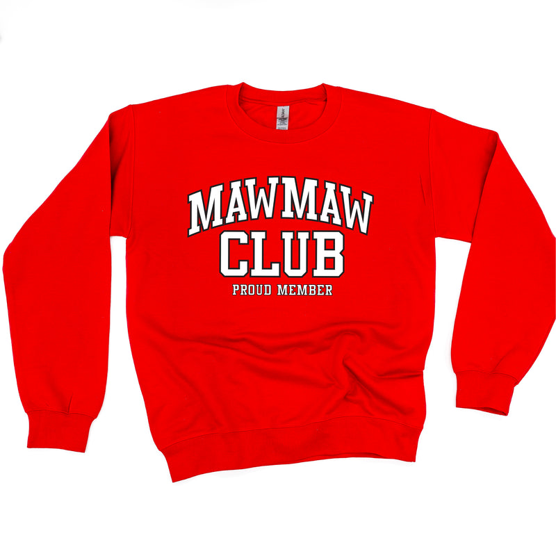 Varsity Style - MAWMAW Club - Proud Member - BASIC FLEECE CREWNECK