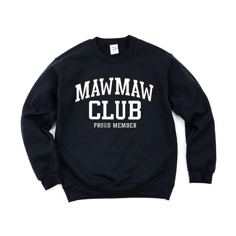 Varsity Style - MAWMAW Club - Proud Member - BASIC FLEECE CREWNECK