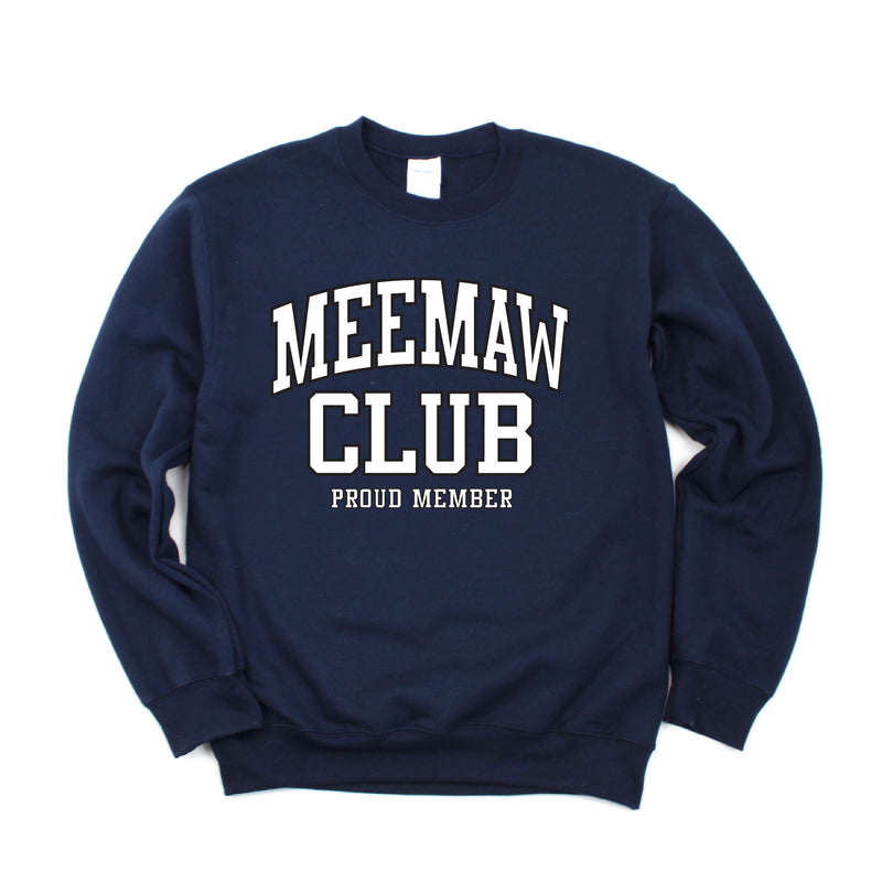 Varsity Style - MEEMAW Club - Proud Member - BASIC FLEECE CREWNECK