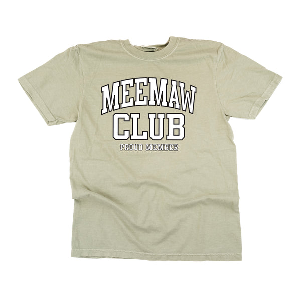 Varsity Style - MEEMAW Club - Proud Member - SHORT SLEEVE COMFORT COLORS TEE