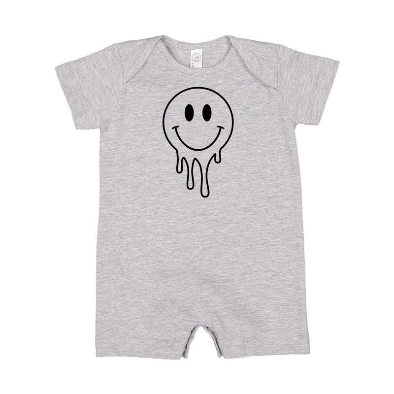Melty Smiley (Full) - Short Sleeve / Shorts - One Piece Baby Romper