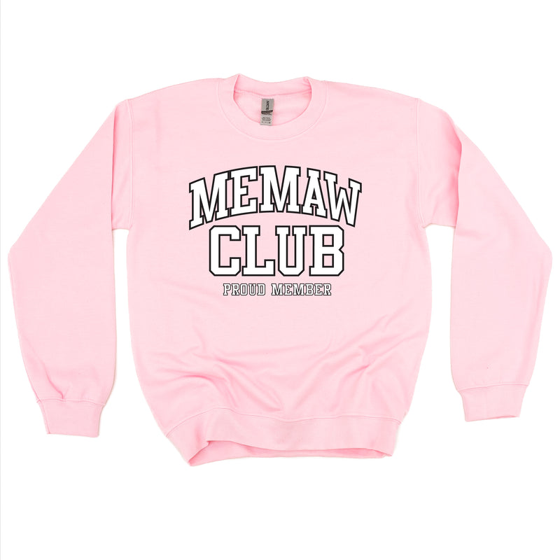 Varsity Style - MEMAW Club - Proud Member - BASIC FLEECE CREWNECK