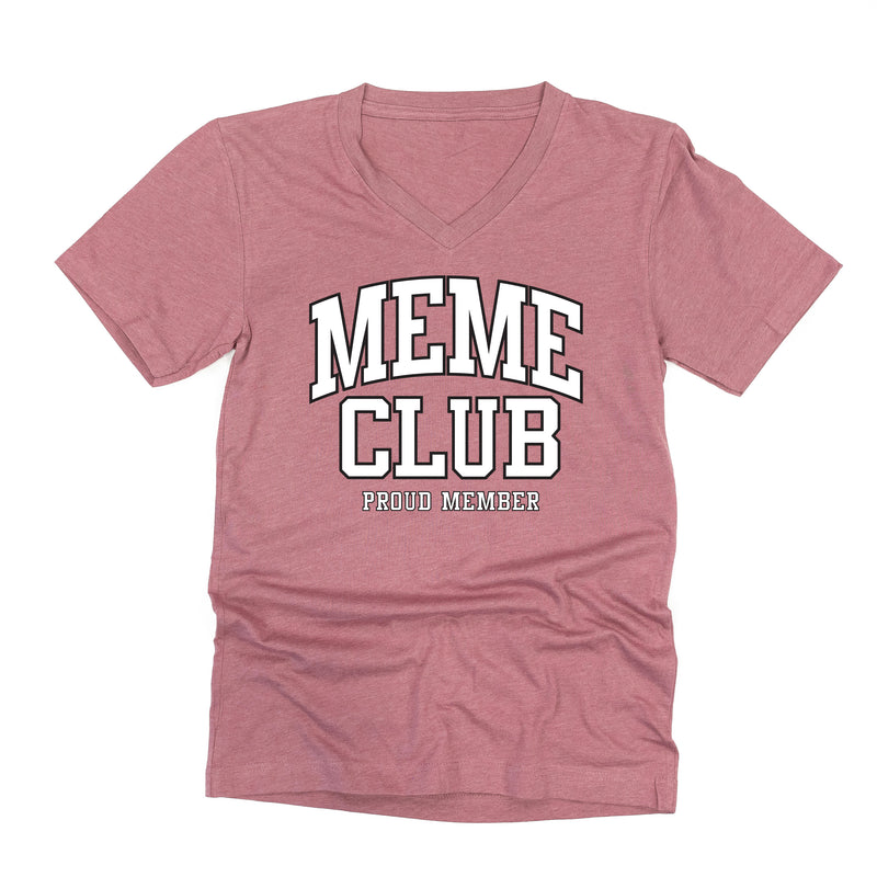 Varsity Style - MEME Club - Proud Member - Unisex Tee