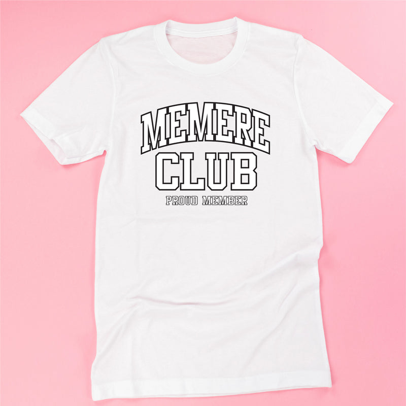 Varsity Style - MEMERE Club - Proud Member - Unisex Tee