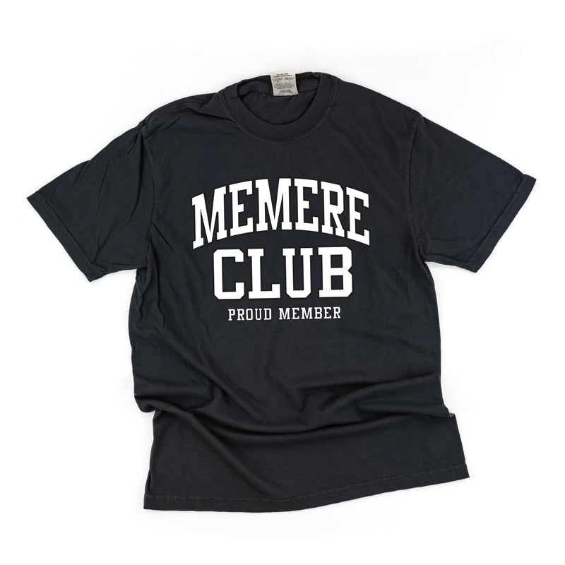 Varsity Style - MEMERE Club - Proud Member - SHORT SLEEVE COMFORT COLORS TEE