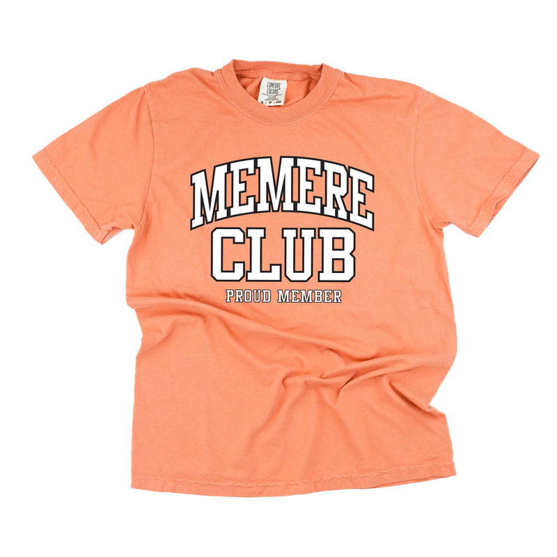 Varsity Style - MEMERE Club - Proud Member - SHORT SLEEVE COMFORT COLORS TEE