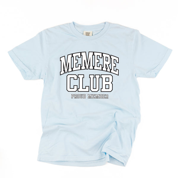 Varsity Style - MEMERE Club - Proud Member - SHORT SLEEVE COMFORT COLORS TEE