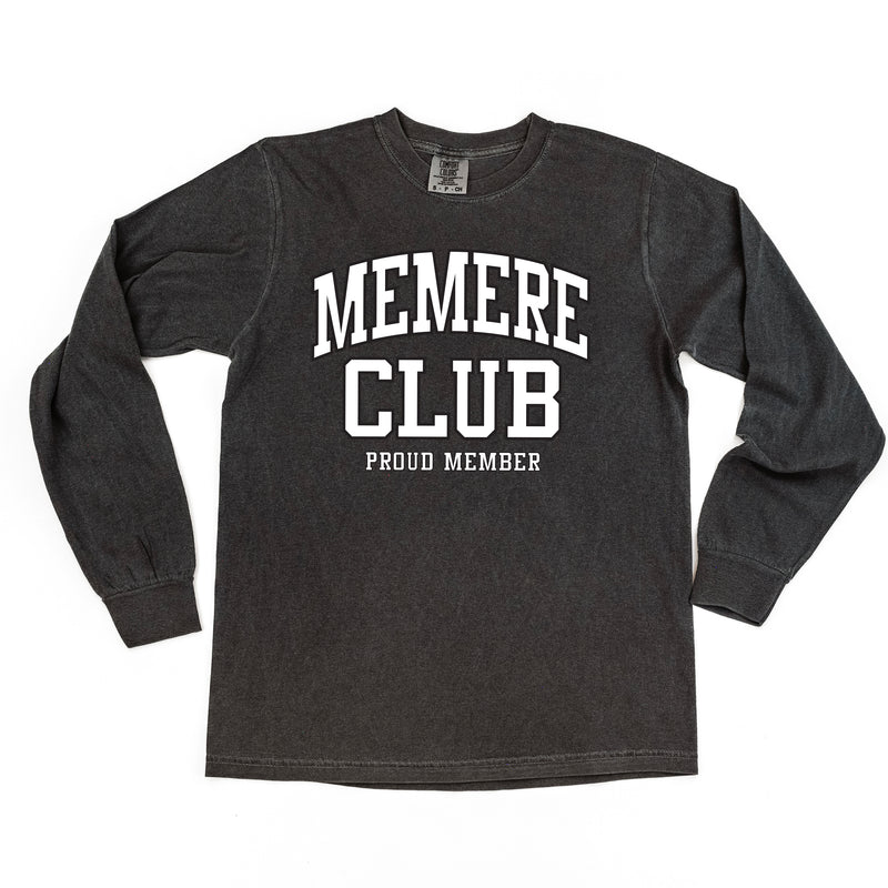 Varsity Style - MEMERE Club - Proud Member - LONG SLEEVE COMFORT COLORS TEE