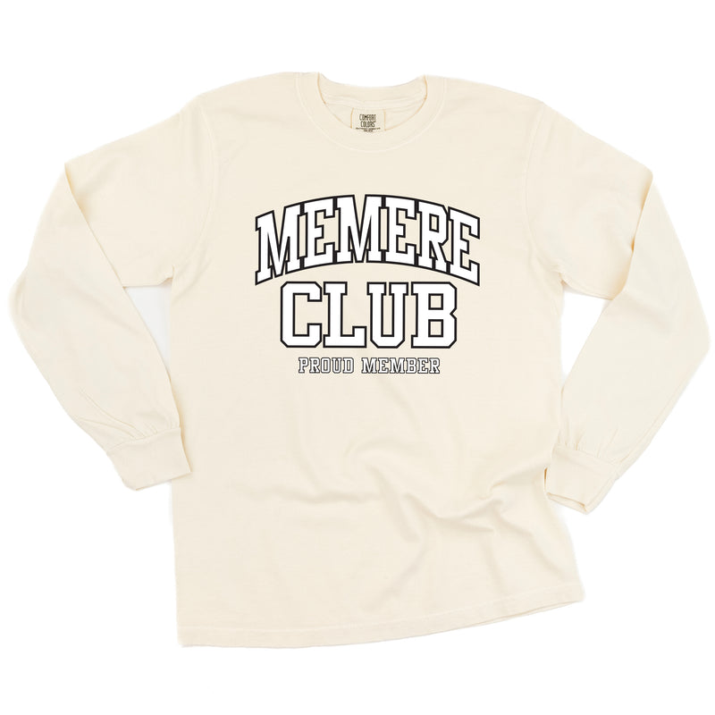 Varsity Style - MEMERE Club - Proud Member - LONG SLEEVE COMFORT COLORS TEE