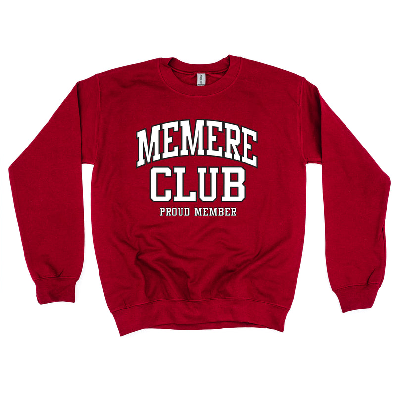 Varsity Style - MEMERE Club - Proud Member - BASIC FLEECE CREWNECK