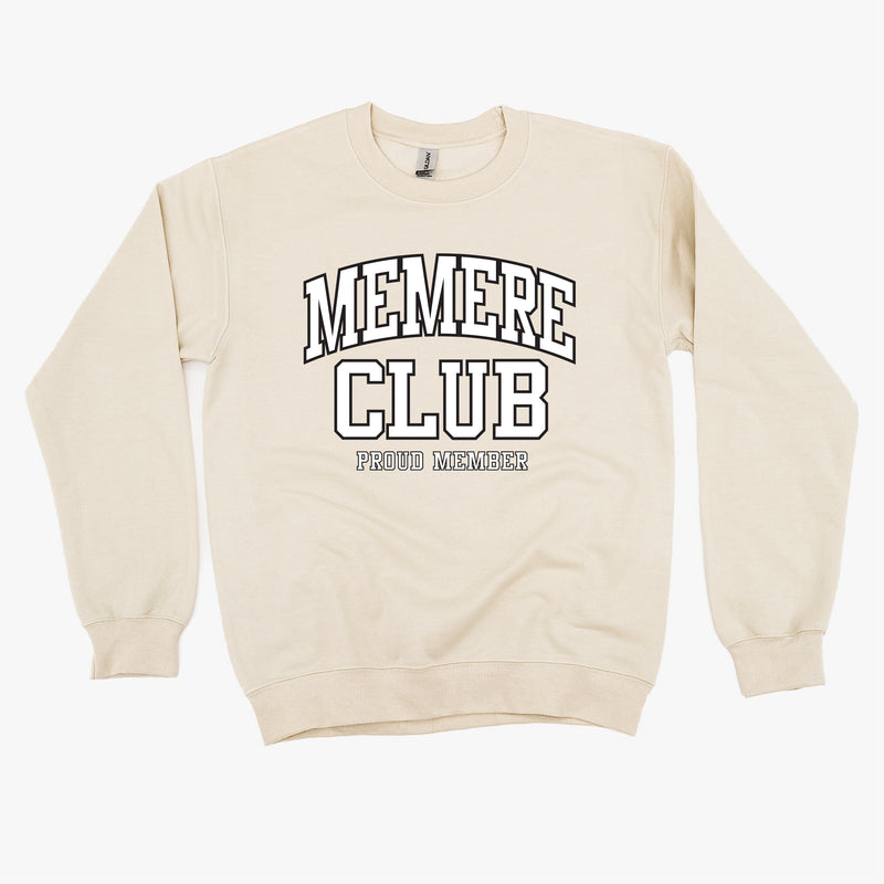 Varsity Style - MEMERE Club - Proud Member - BASIC FLEECE CREWNECK