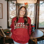 MERRY Mockneck Sweater – Vintage-Inspired Holiday Pullover | Little Mama Shirt Shop Little Mama Shirt Shop