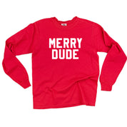 Merry Dude - LONG SLEEVE Comfort Colors Tee Little Mama Shirt Shop
