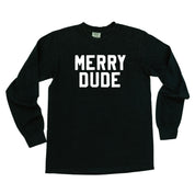 Merry Dude - LONG SLEEVE Comfort Colors Tee Little Mama Shirt Shop