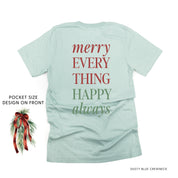 Merry Everything Happy Always (pf&b) - Unisex Tee Little Mama Shirt Shop