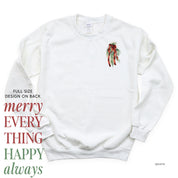 Merry Everything Happy Always (pf&b) - BASIC Fleece Little Mama Shirt Shop LLC