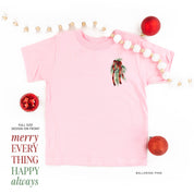 Merry Everything Happy Always (pf&b) - Child Tee Little Mama Shirt Shop