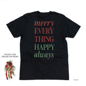 Merry Everything Happy Always (pf&b) - Comfort Colors Tee Little Mama Shirt Shop