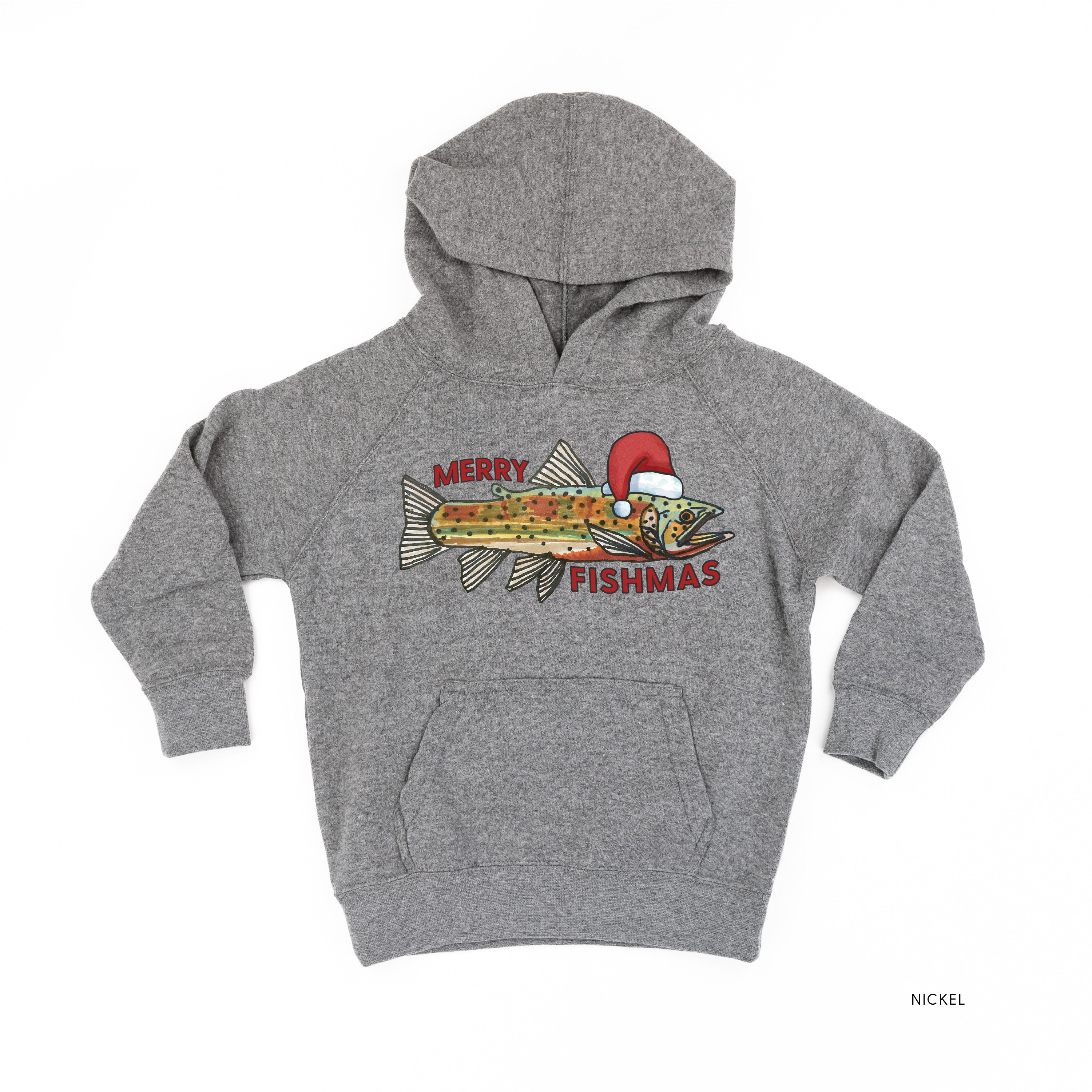 Merry Fishmas - Child HOODIE Little Mama Shirt Shop LLC