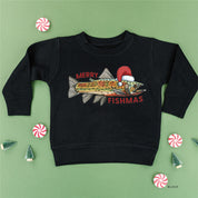 Merry Fishmas - Child Sweater Little Mama Shirt Shop