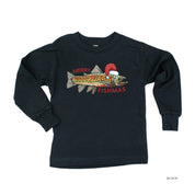 Merry Fishmas - Child LONG SLEEVE Tee Little Mama Shirt Shop