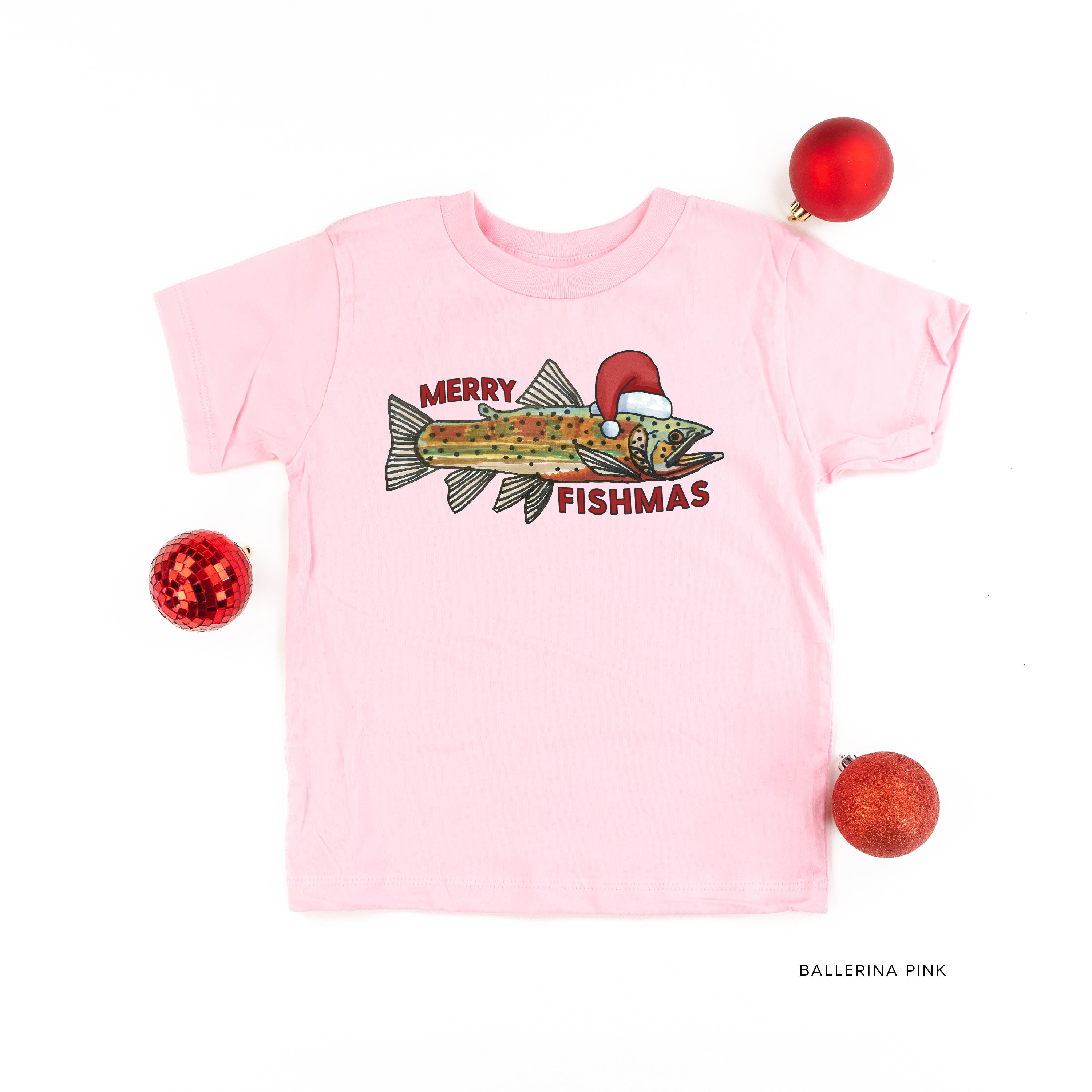Merry Fishmas - Child Tee Little Mama Shirt Shop