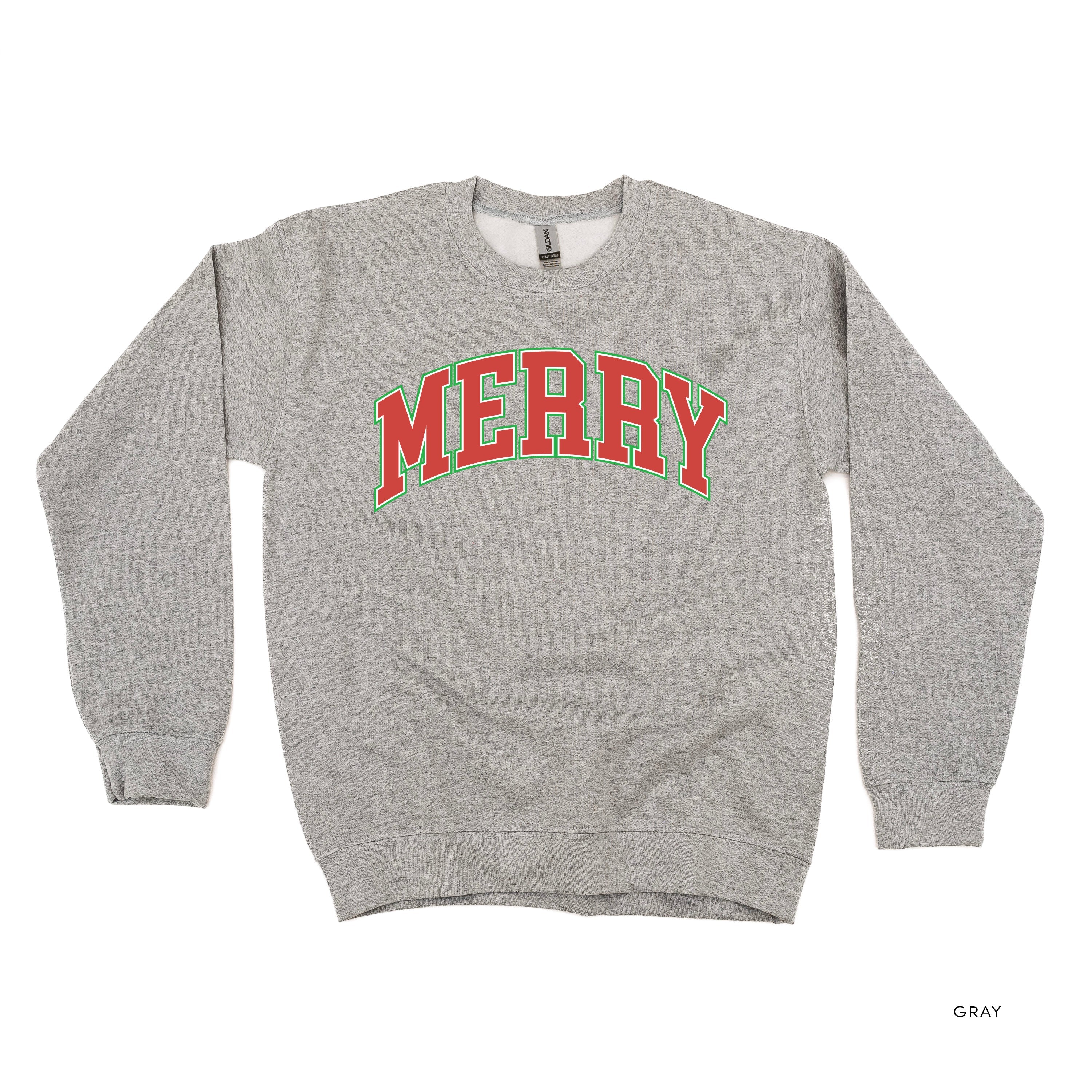 Merry (Varsity) - BASIC Fleece Little Mama Shirt Shop LLC