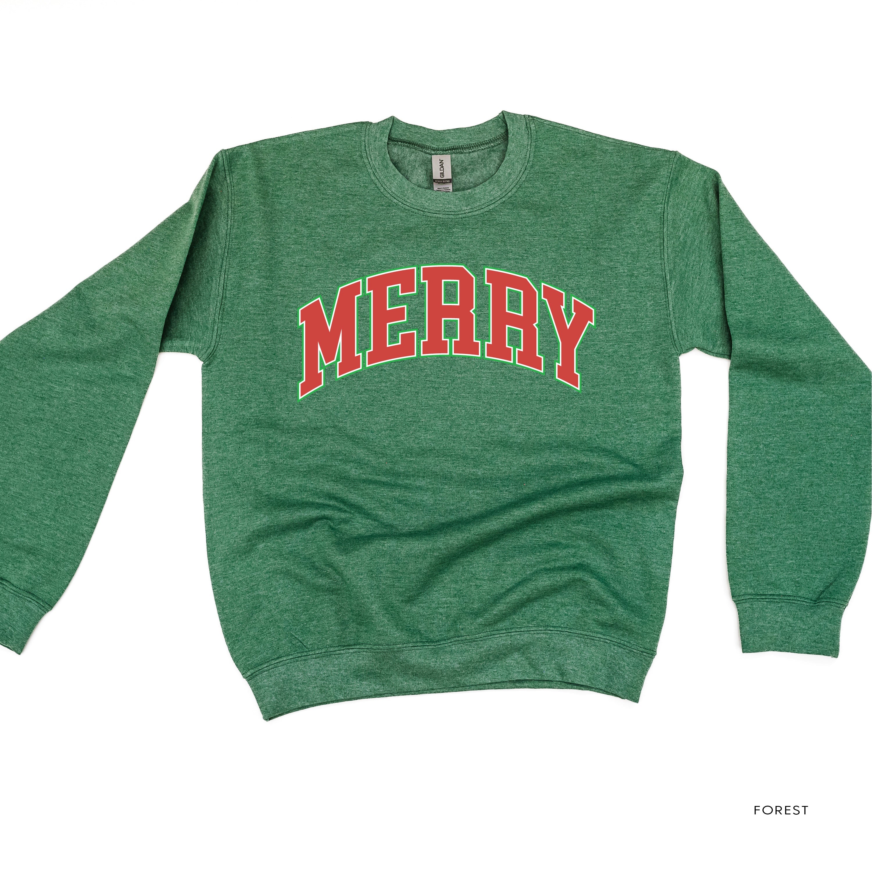 Merry (Varsity) - BASIC Fleece Little Mama Shirt Shop LLC