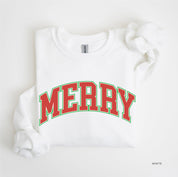 Merry (Varsity) - BASIC Fleece Little Mama Shirt Shop LLC