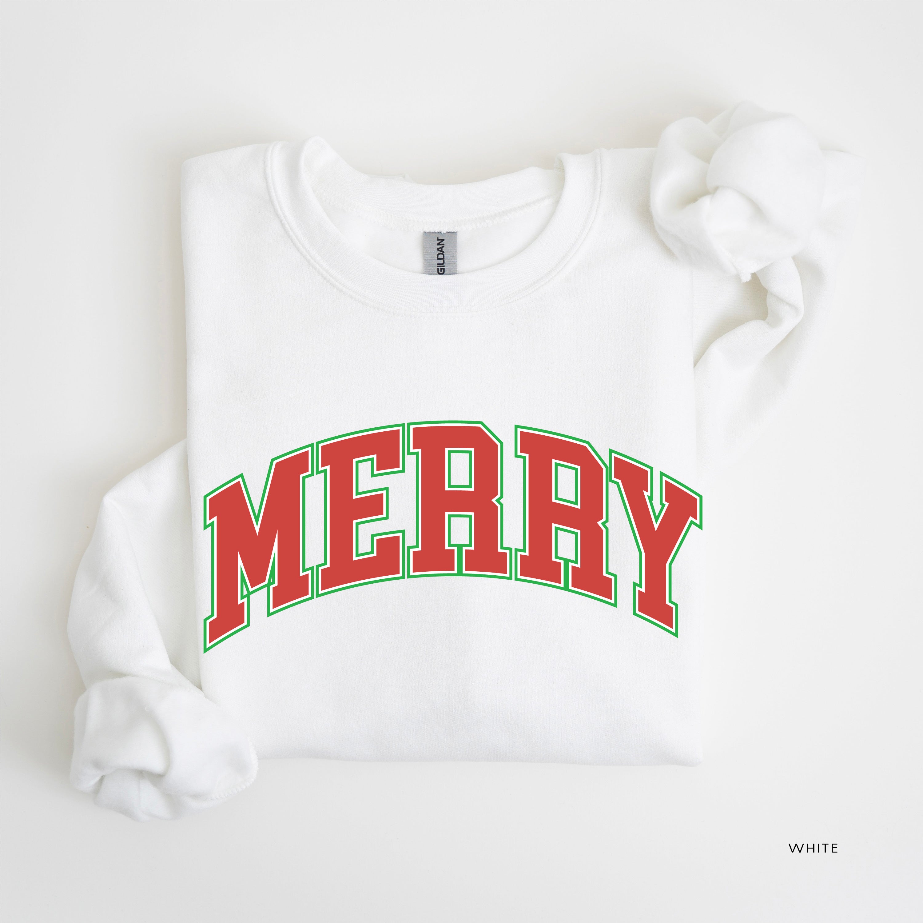 Merry (Varsity) - BASIC Fleece Little Mama Shirt Shop LLC