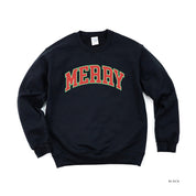 Merry (Varsity) - BASIC Fleece Little Mama Shirt Shop LLC
