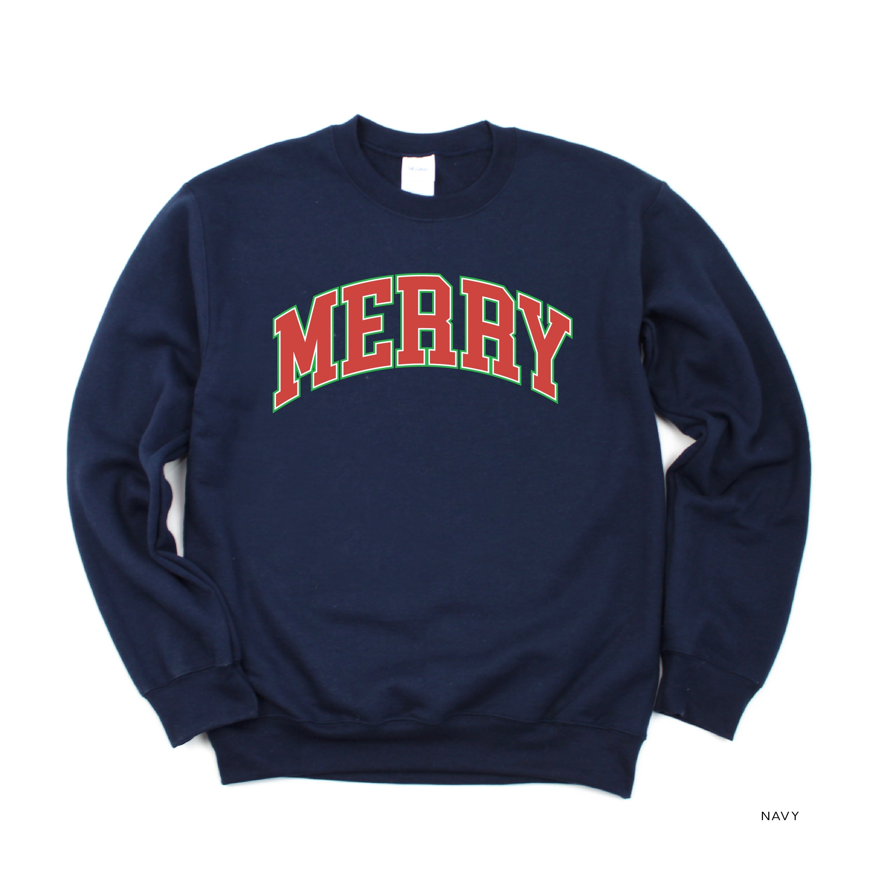 Merry (Varsity) - BASIC Fleece Little Mama Shirt Shop LLC