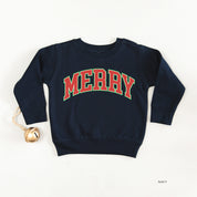 Merry (Varsity) - Child Sweater Little Mama Shirt Shop