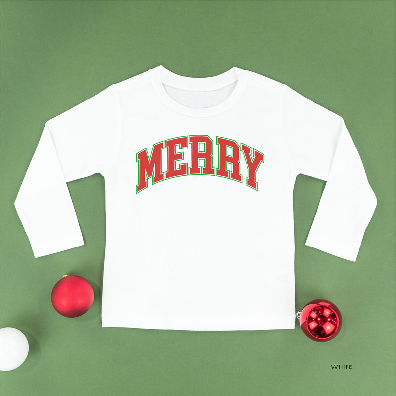 Merry (Varsity) - Child LONG SLEEVE Tee