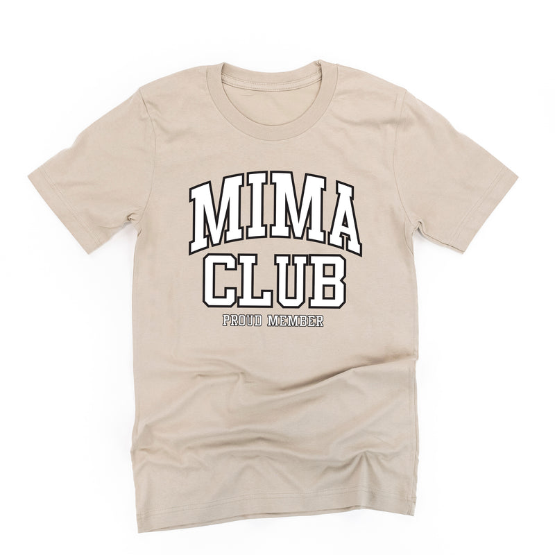 Varsity Style - MIMA Club - Proud Member - Unisex Tee