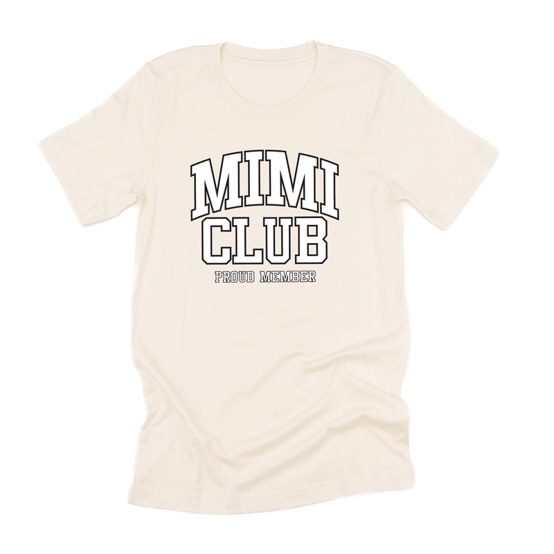 Varsity Style - MIMI Club - Proud Member - Unisex Tee
