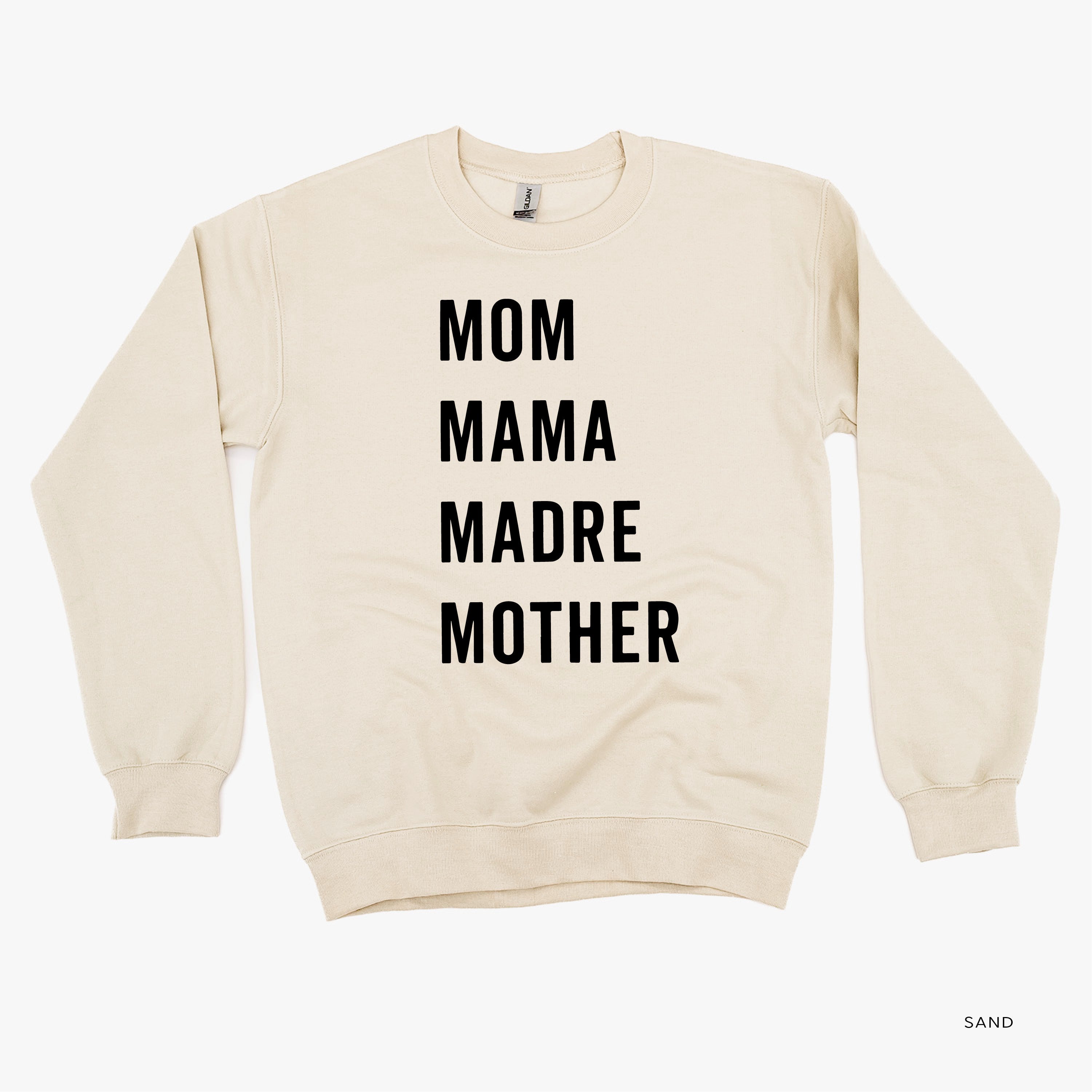 Mom Mama Madre Mother - Basics Collection - BASIC Fleece Little Mama Shirt Shop LLC