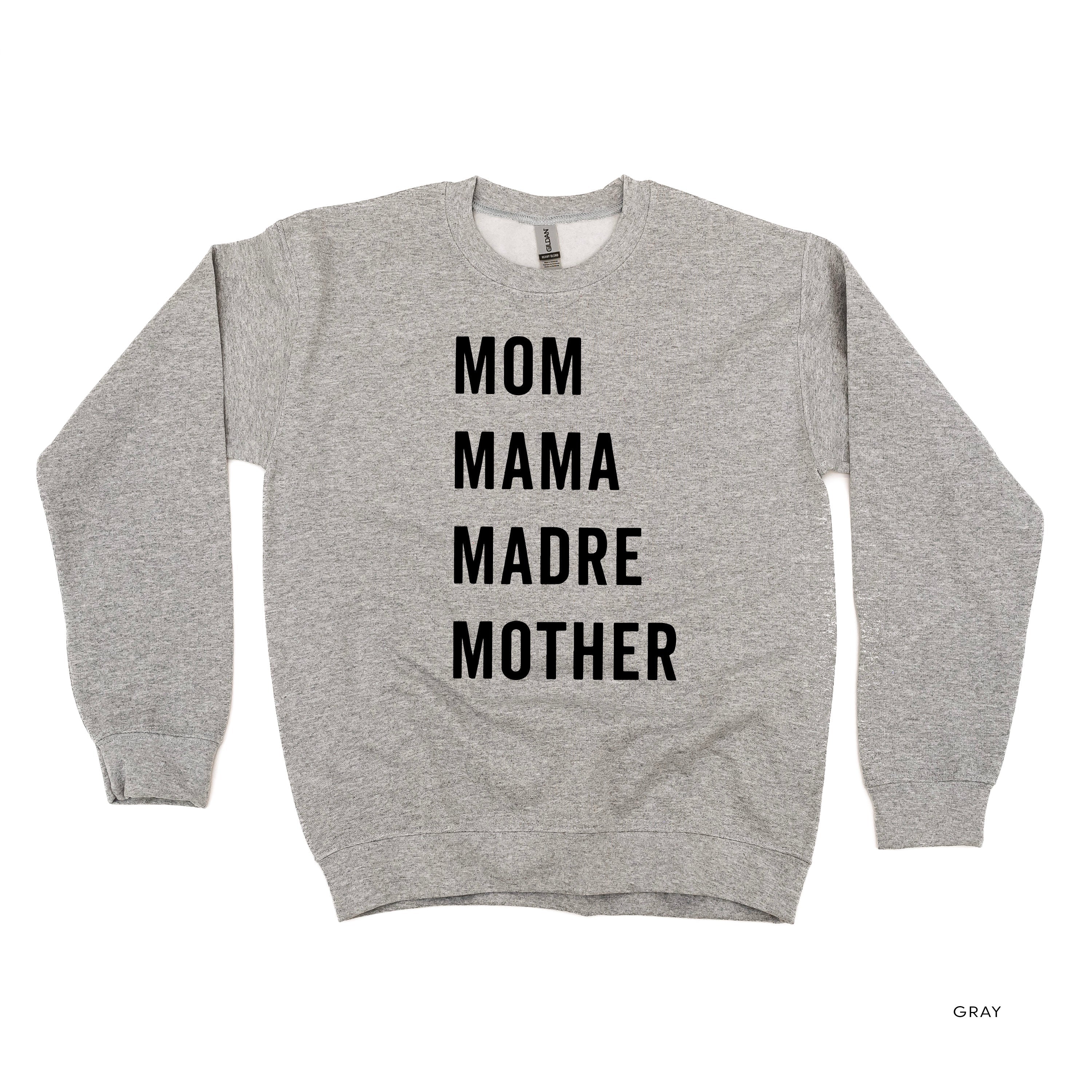 Mom Mama Madre Mother - Basics Collection - BASIC Fleece Little Mama Shirt Shop LLC